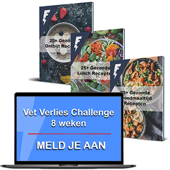 Meld je Vet Verlies Challenge (8 weken) en ontvang gratis 3 gratis e-books